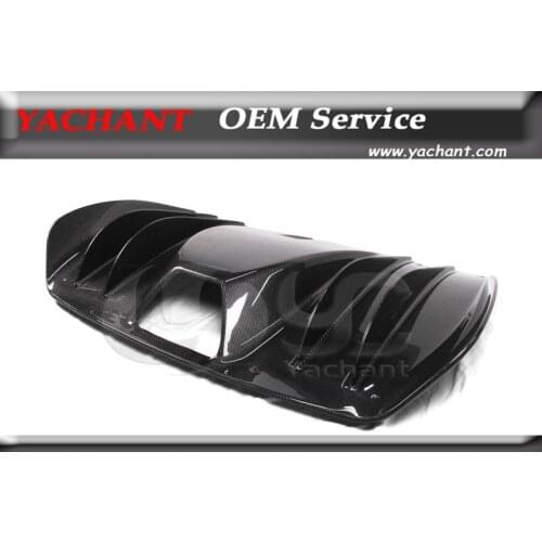 Car-Styling Full Carbon Fiber Rear Under Diffuser Fit For 2004-2009 F430 Coupe & Spider Scuderia Style Rear Diffuser Replacement