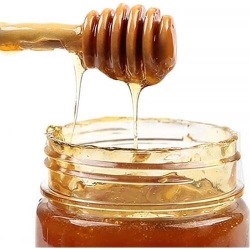 100Pcs Wooden Spoons Honey Dipper Sticks Mini Honey Spoon Stick Long Handle Coffee Jam Stirring Rod Stick Dipper Muddler Stirrer