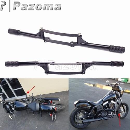 Motorcycle Steel Passenger Peg Crash Bar For Harley Dyna Street Bob Low Rider Wide Glide 2016-up Highway Peg Crash Bar Protector