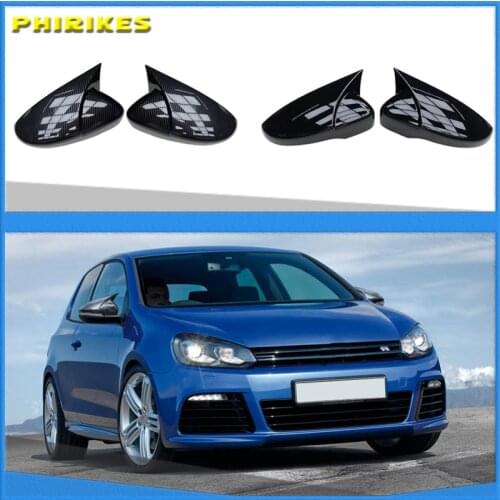 For Volkswagen VW Scirocco 2009-2018 Door Side Wing Rearview mirror Cover Sticker Trim Car Styling Accessories