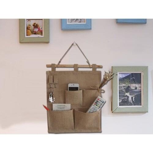 New Design Convenient Home Organizer Holder Multi-pocket Travel Storage Bag Hanger 4 Pockets