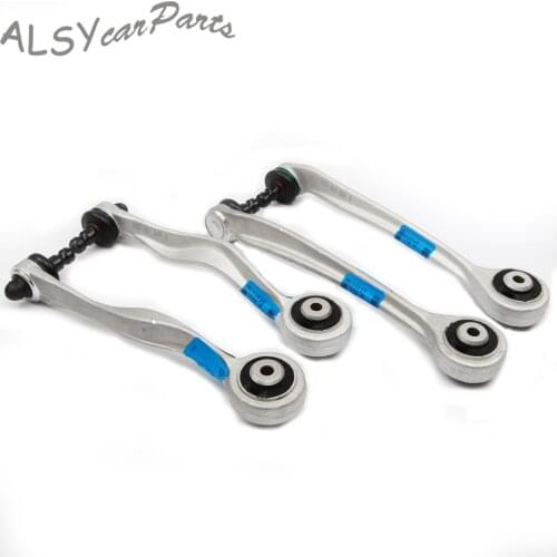 For Audi A4 S4 A6 S6 Avant Quattro RS4 RS6 VW Passat Variant Santana Skoda Front Aluminum Suspension Control Arms Set 8E0407510A