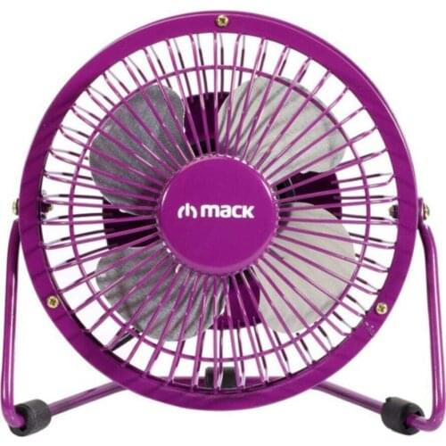 Portable Cooler Fan - Desktop Cooling Metal USB Fan - Mini Air Conditioner - Purple - Hot Summer Products - Home Appliances