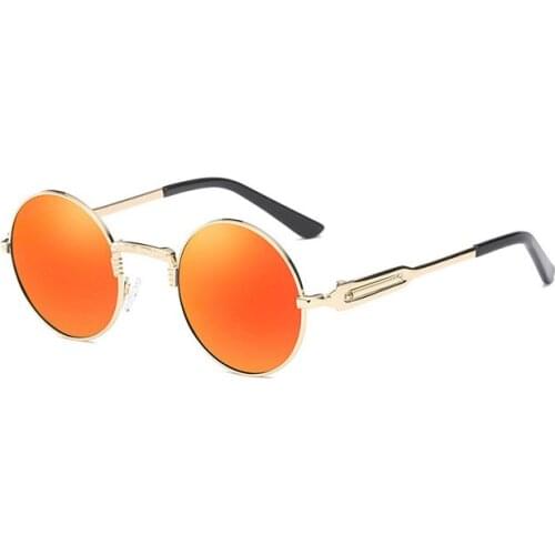 Luxury Steampunk Sunglasses Women Men Fashion Sun Glasses Retro Round Eyewear Shades Oculos Goggles 0926WD