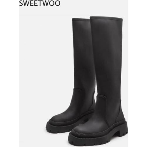 Женские высокие ботинки SWEETWOO China At AliExpress