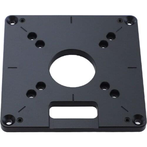 Universal RT0700C Aluminum Router Table Insert Plate Trimming Machine Flip Board