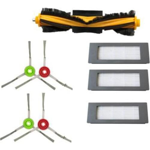 8Pcs New Roller Brush Side Brush Filter for Ecovacs Deebot Ozmo 900 DN5G Robot Vacuum Cleaner Accessories