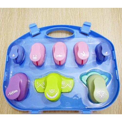 8PCS Handmade Corner Punch Diy Craft Punch Hole Puncher Scrapbook Paper Cutter Hole Punch Papel Scrapbooking