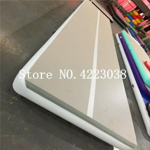 Free Shipping 10*2*0.2m AirTrack Tumbling Air Track Inflatable Gymnastics Floor Trampoline for Home Use/Training/Cheerleading