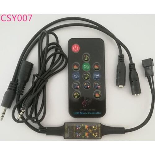Music LED Controller DC5-24V 13 Keys Remote Controller Bluetooth-compatible WS2812B SK6812 Led Strip Matrix Panel CSY007 CSY008