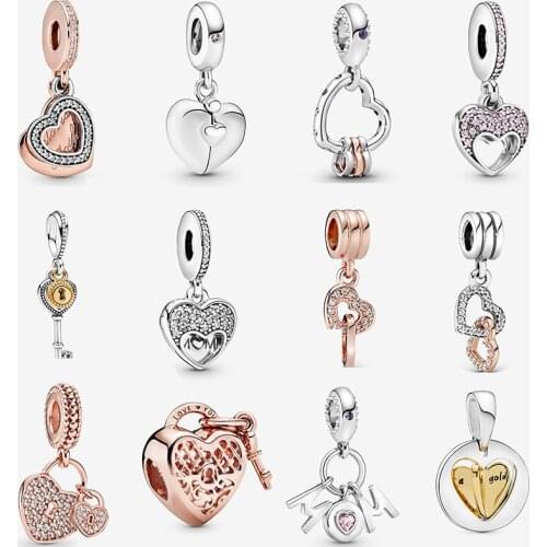 925 Sterling Silver Family Tree Dangle Charm Family Roots Dangle Charm Beads Fit Pandora Bracelet DIY Jewelry