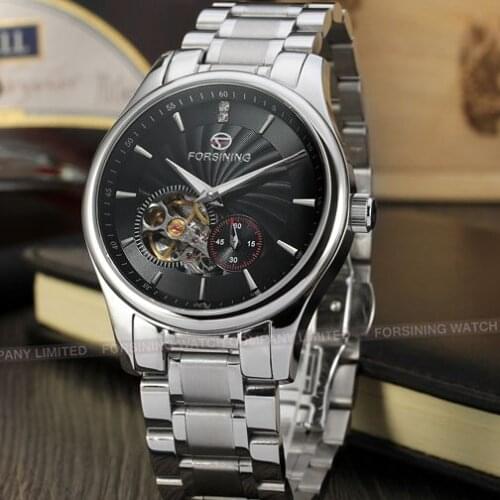 Luxury 4147 Casual Wrist Watch Stainless Steel Band Mechanical Automatic Men Wrist Watch Fashion