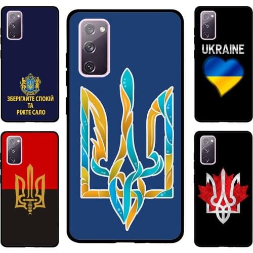 Ukraine Tryzub Flag For Samsung S20 FE S8 S9 S10 S10e S21 Case For Galaxy Note 20 Ultra Note 10 Plus Coque