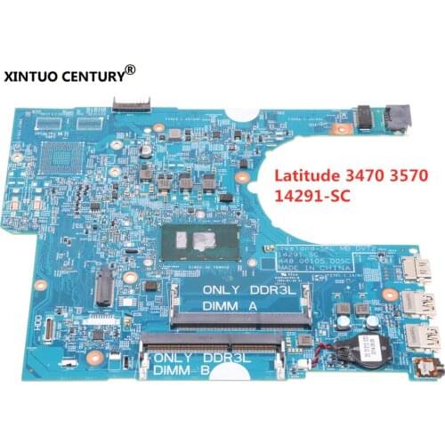 CN-601D27 601D27 14291-SC For Dell Latitude 3470 3570 Laptop Motherboard 448.06105.00SC With 3QJFC CPU 100% tested working