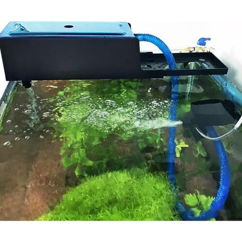 Fish tank filter pump, three in one water purification cycle, silent external drip box, upper filter pump for oxygenation
