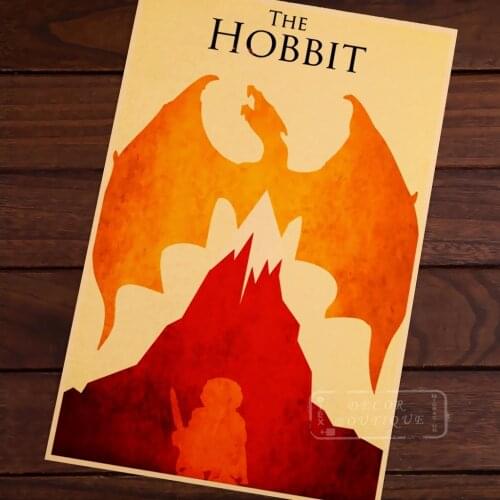 Hobbit Minimalist Final Fantasy VII Vintage Poster Decor Online Pictures DIY Wall Sticker Home Bar Posters Decor Gift