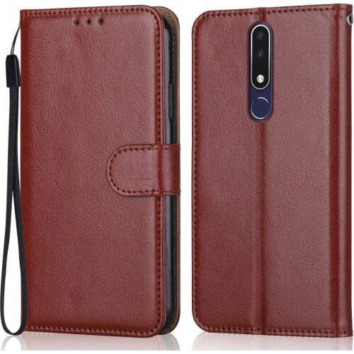 Flip Leather Case on For NOKIA 3.1 Plus TA-1118 Case Wallet Case for On Nokia 3.1plus Back Cover Luxury Phone Bag