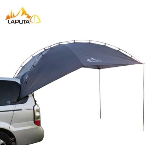 3-4 Person Car Sun Shelter Outdoor Camping Tent Huge Awning Car Pergola Sun Shade Tent Self Driving SUV Party Beach Shed Tent
