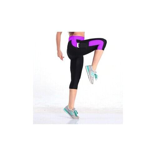 New Fitness Slim Women Running legging Female Calf Length Tights Sport Trousers Ourdoor Workout Pants High Waist Pants