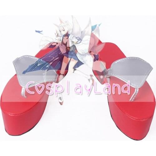 Anime Azur Lane Kaga Cosplay Shoes Sandals Party Cosplay Show Shoes Custom Made for Adult Women Shoes