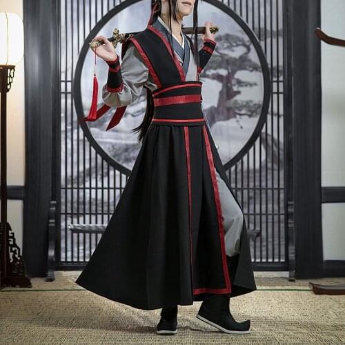 The Untame Grandmaster of Demonic Cultivation official early youth Wuxian ancient costume cosplay Mens clothing cos gift