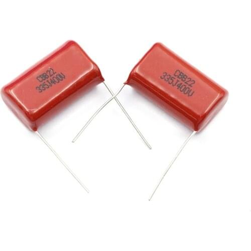 10PCS 400V335J 3.3uF Pitch 25mm 400V 335 3300nf CBB Polypropylene film capacitor