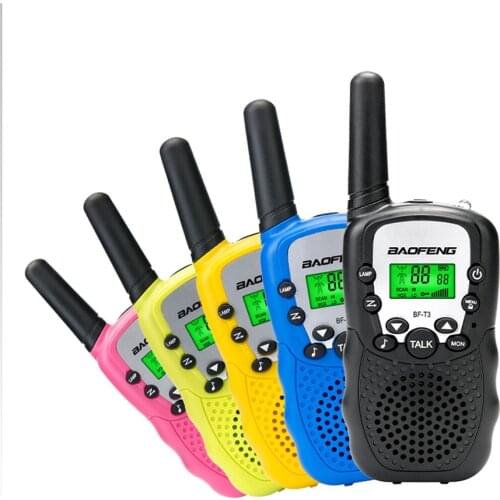 Baofeng BF-T3 Mini Walkie Talkie Portable Two Way Radio UHF 462-467MHz 22CH BFT3 Kids Toy Radio FM Transceiver Ham CB Radio 4PCS