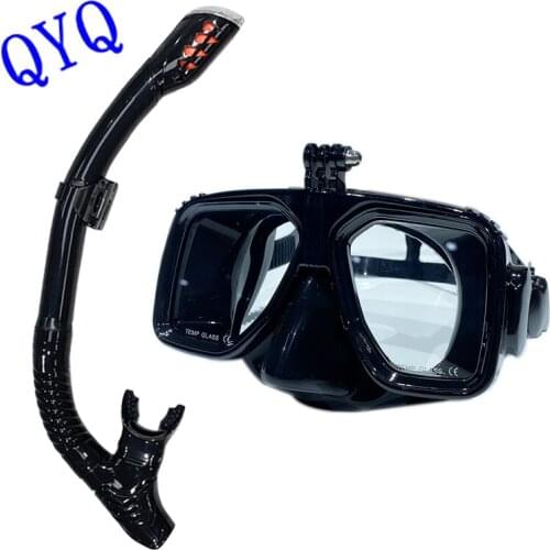Professional underwater diving mask scuba diving goggles are suitable for GoPro small sports camera all-dry glasses
