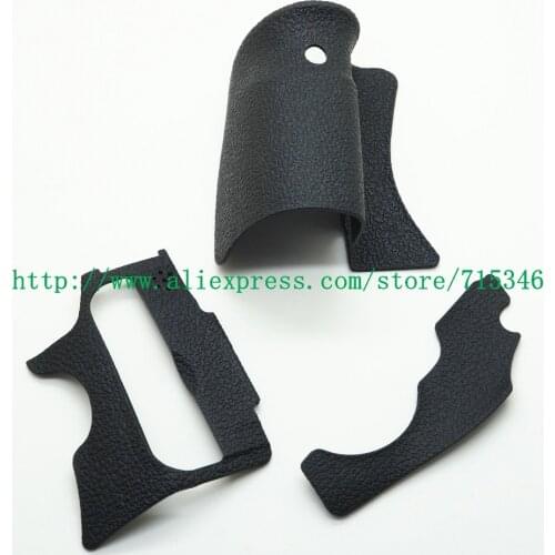 A Set of 3 ) Original NEW Body Rubber Shell For Canon EOS 60D Digital Camera Repair Part + Tape