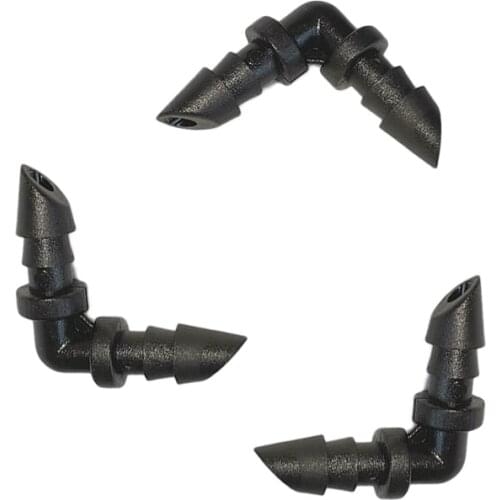 20 Pcs 4/7mm Hose 90 Degrees Elbow Connector Garden Fitting Garden Greenhouse Irrigation System Connector