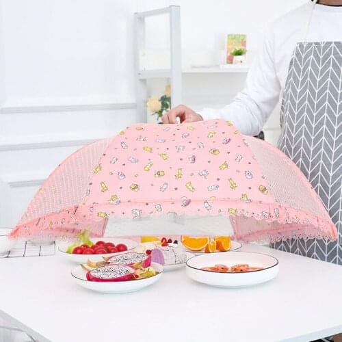 Foldable Dustproof Food Cover Home Decoration Household Items Dish Covers Table Covers Kitchen Accessories Gadgets