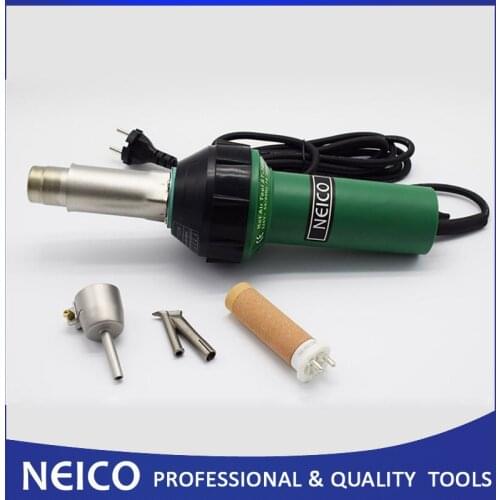 Free Shipping,110V Or 230V 1600W Vinyl Plastic Floor Hot Air Welding Gun With Triac S Heating Elements And 5mm Heat Gun Weld Tip