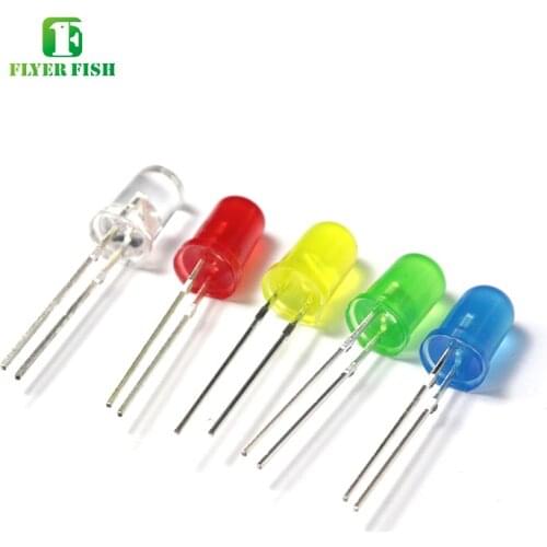 RGB LED For DC Controller Kit SEGA Dreamcast 5x LEDs Set Kit - Red, Blue, Yellow, RGB, Green Power Light Kits
