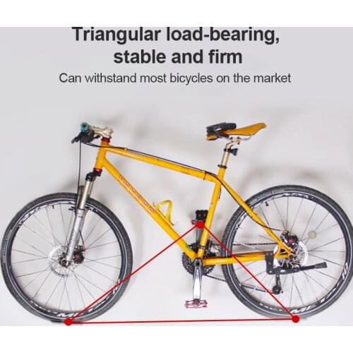 1 SET Heavy Duty Bike Hanger Parking Racks Cycling Accessories MTB Road Bicycle Steel Rack Pedal Wall Mount Stands Hanger Hot