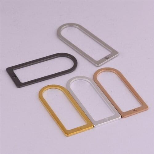 30 * 12.5mm hollow door shape single hole pendant exquisite pendant DIY simple earring accessories handmade materials