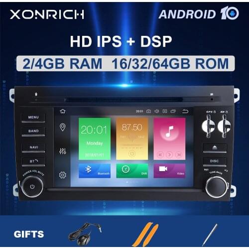 AutoRadio 2 Din Android 10 Car Multimedia Player For Porsche Cayenne GTS 2003-2010 GPS Navigation DVD cd Audio stereo Head unit