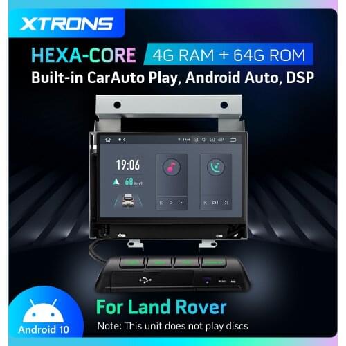 XTRONS 7" Qualcomm Bluetooth 5.0 Android 10.0 PX5 Car Stereo Player GPS for Land Rover Freelander 2 2007-2010 2011 2012 No DVD