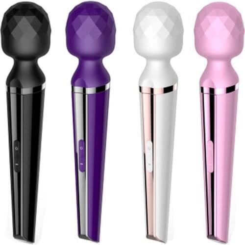 Extra Large 8 Frequency Vibration Microphone AV Vibrator Female Vulvar Stimulation Stick G spot Orgasm Massage Masturbating Toys
