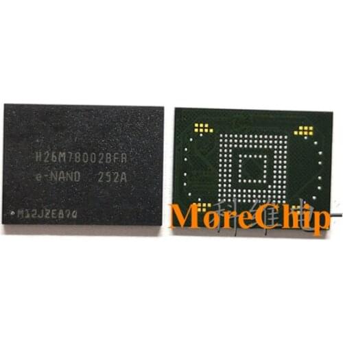 H26M78002BFR eMMC BGA169 NAND Flash IC 64GB Memory Store Chip Soldered Ball