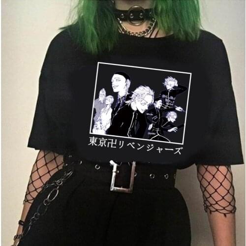 Anime Funny Tokyo Revengers Unisex T Shirt Short Sleeve Streetwear Tees Clothes