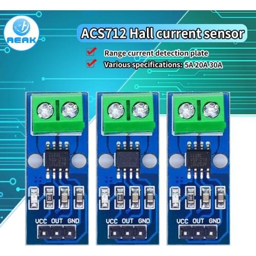 Hot Sale ACS712 5A 20A 30A Range Hall Current Sensor Module ACS712 Module For Arduino 20A