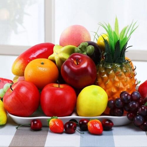 Simulation Fruit Vegetable PU Home Decoration Simulation Orange Ornament Craft Food Photography Props New Home Decoration