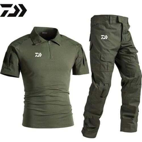 New Daiwa Fishing Clothes Sports Outdoor Fishing Shirts Quick-drying Pants Mens Fishing Suit Breathable Sunscreen Fishing Wear