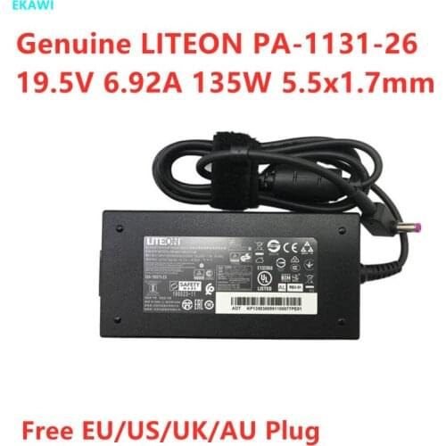 Genuine LITEON PA-1131-26 19.5V 6.92A 135W AC Adapter For ACER ASPIRE7 SERIES Chicony A18-135P1A Laptop Power Supply Charger