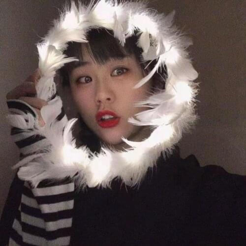 Hair Band Well-matched Delicate Plush Fairy Feather Hair Piece for Party Wedding Gifts Photography