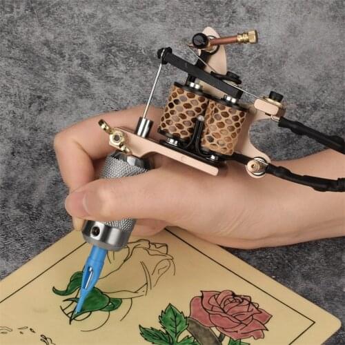 Professional 10 Wraps Coils Tattoo Machine Liner Shader Supplies