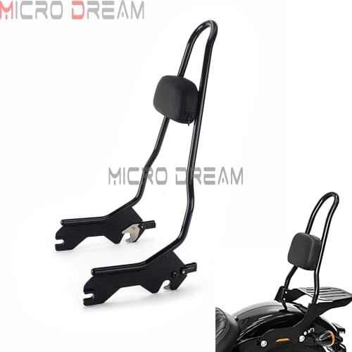 Rear Passenger Detachable Sissy Bar Backrest for Harley 2018-UP Softail Heritage Deluxe Slim Street Bob FLDE FLHC FLSL FXBB FXST
