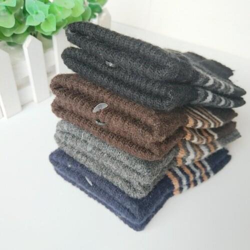 Free shipping 4 pairs semi-finger knitted Wool brushed gloves winter spring autumn fashion man warm-keeping gloves student style