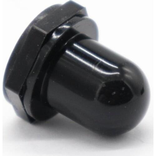 5 Amp Push Button Circuit Breakers with Black Waterproof Button Cover, DC 50V AC 125-250V