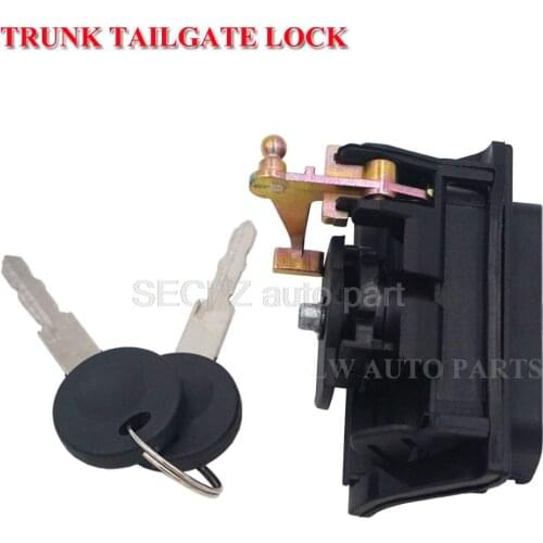 Rear Gate Trunk Handlebar Trunk Tailgate Lock For VW Volkswagen Golf Mk3 with 2 Keys 1H6827571E 1H6827571A 1H6827571B